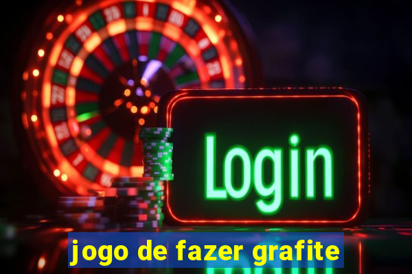 jogo de fazer grafite