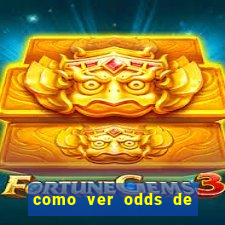 como ver odds de jogos passados