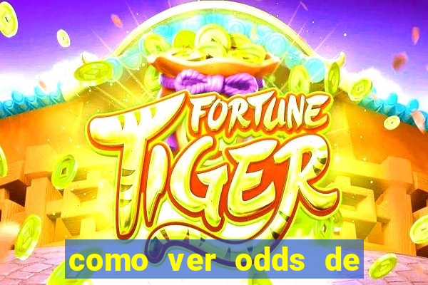 como ver odds de jogos passados