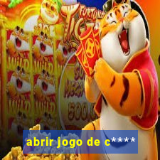 abrir jogo de c****