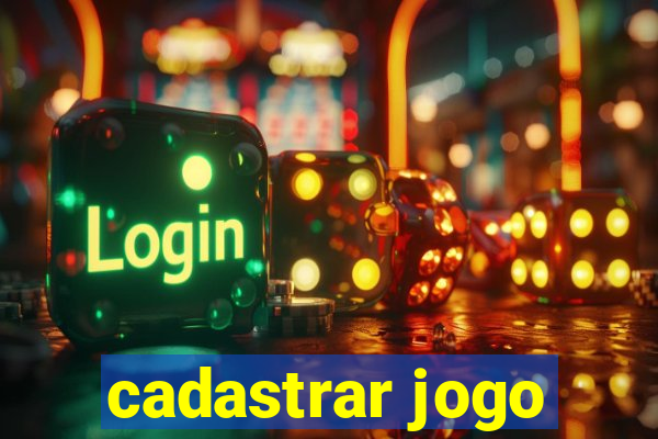 cadastrar jogo