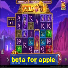 beta for apple