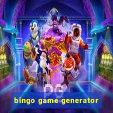 bingo game generator