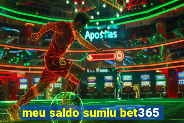 meu saldo sumiu bet365