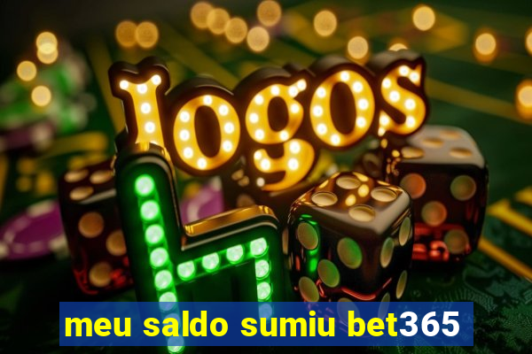 meu saldo sumiu bet365