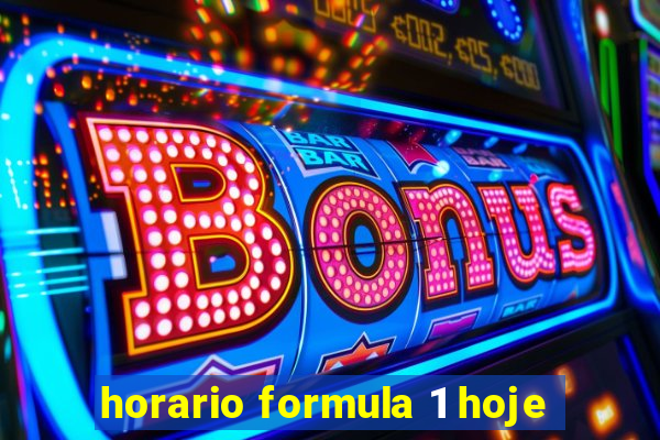 horario formula 1 hoje