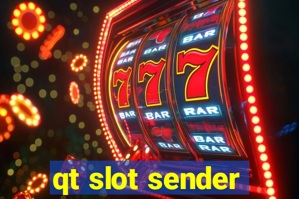 qt slot sender