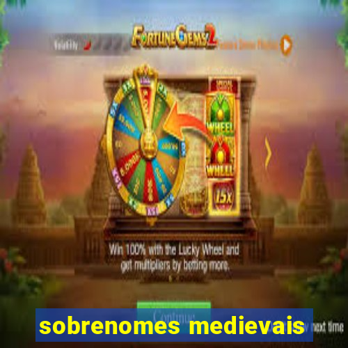 sobrenomes medievais