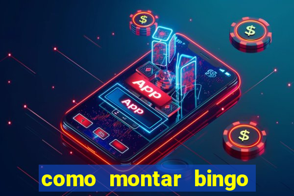 como montar bingo brinquedos toia