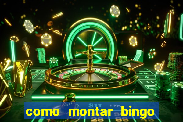 como montar bingo brinquedos toia