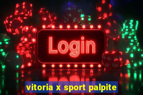 vitoria x sport palpite