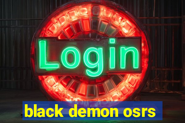 black demon osrs