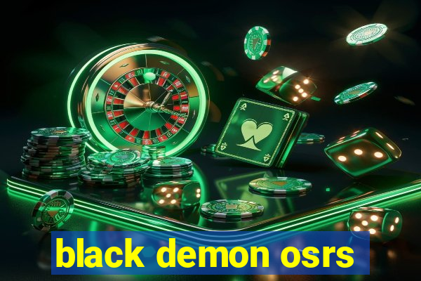 black demon osrs