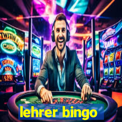 lehrer bingo