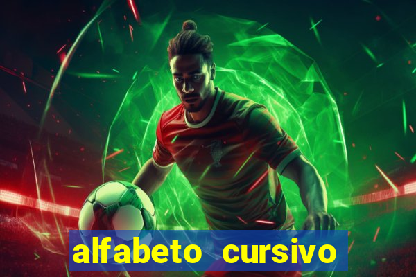 alfabeto cursivo para treinar caligrafia