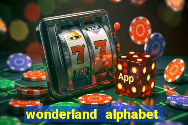 wonderland alphabet comic studio