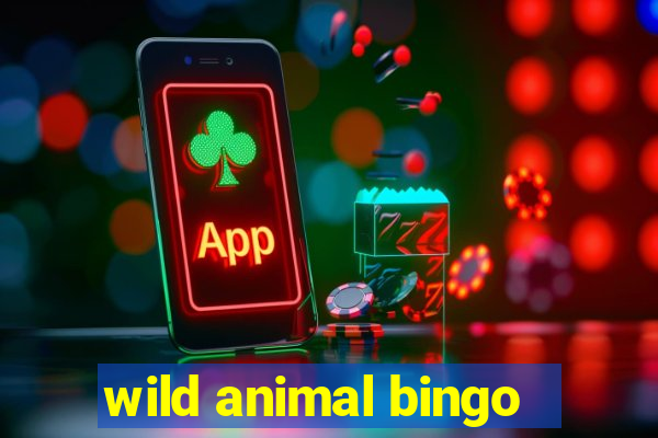 wild animal bingo