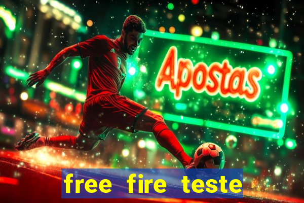 free fire teste gr谩tis jogar