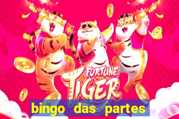 bingo das partes do corpo