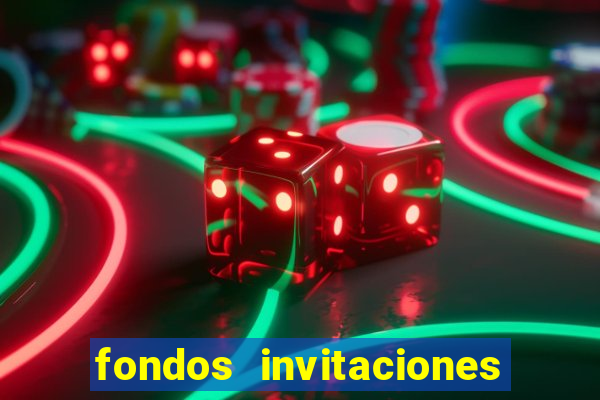 fondos invitaciones de bingo para editar