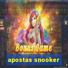 apostas snooker