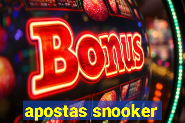 apostas snooker