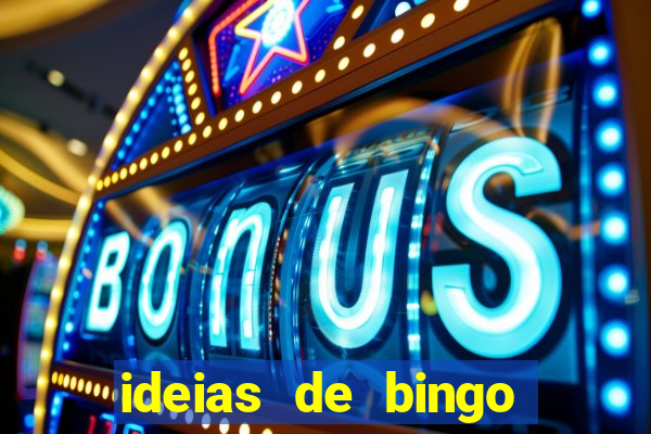 ideias de bingo para o natal