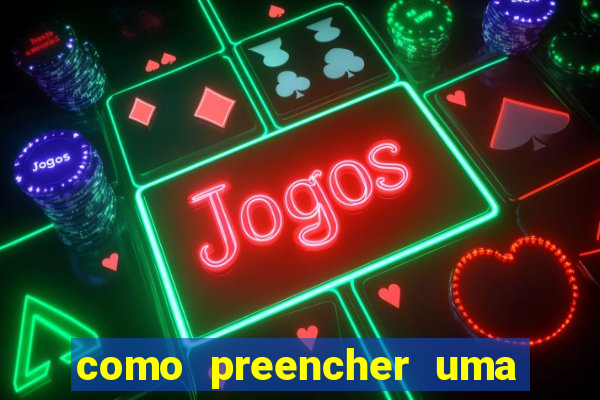 como preencher uma cartela de bingo