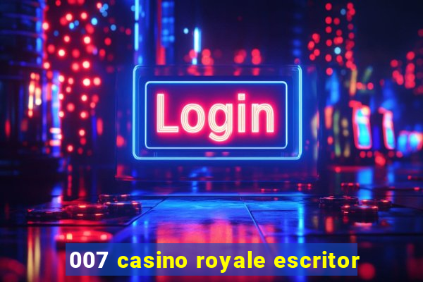 007 casino royale escritor