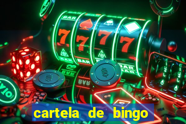 cartela de bingo do alfabeto para imprimir