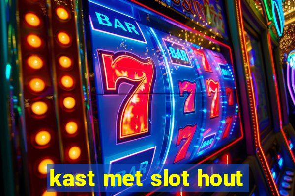 kast met slot hout