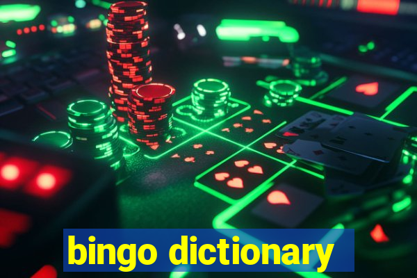 bingo dictionary