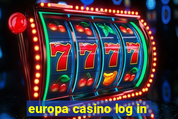 europa casino log in