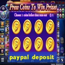 paypal deposit online casino