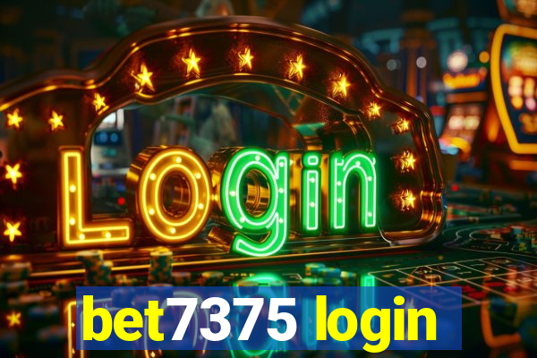 bet7375 login