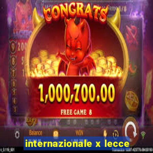 internazionale x lecce