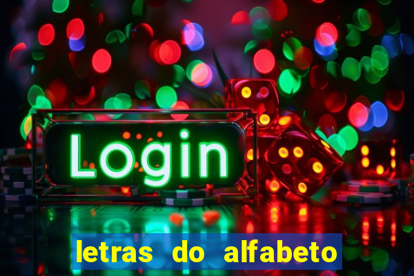 letras do alfabeto personalizadas para imprimir