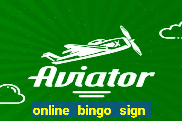 online bingo sign up bonus