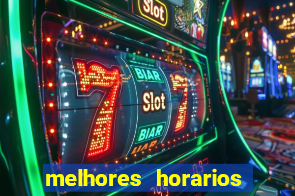 melhores horarios para jogar no fortune tiger