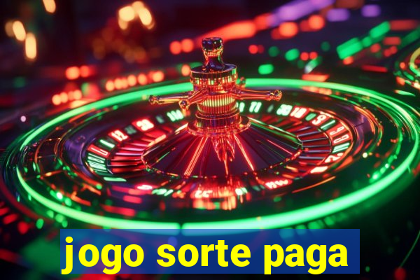 jogo sorte paga