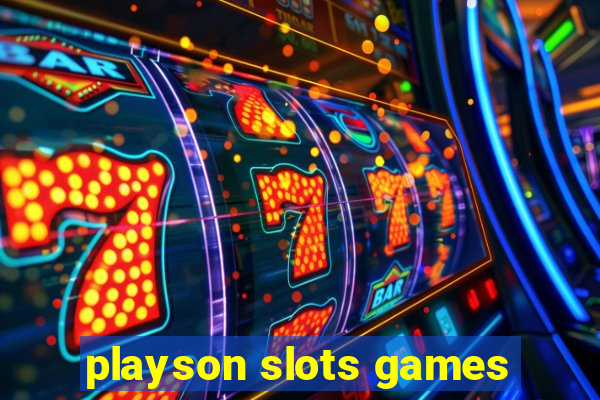 playson slots games