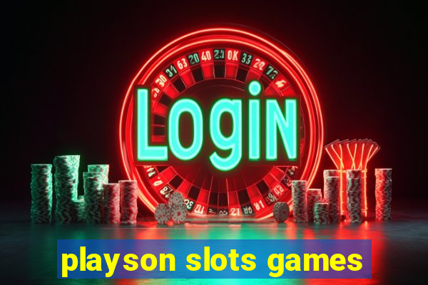 playson slots games