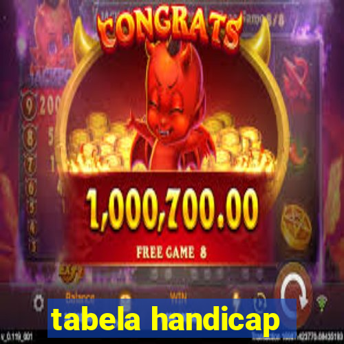 tabela handicap