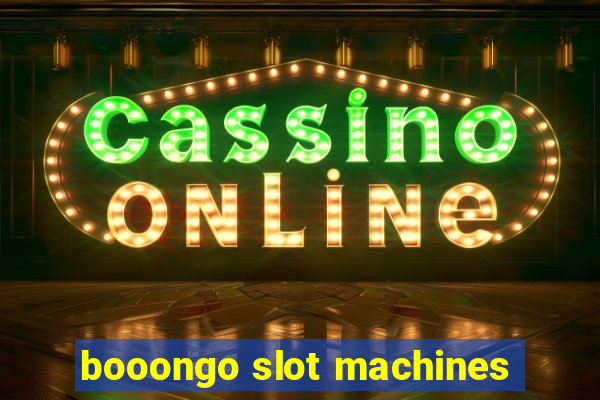 booongo slot machines