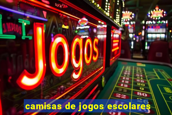 camisas de jogos escolares