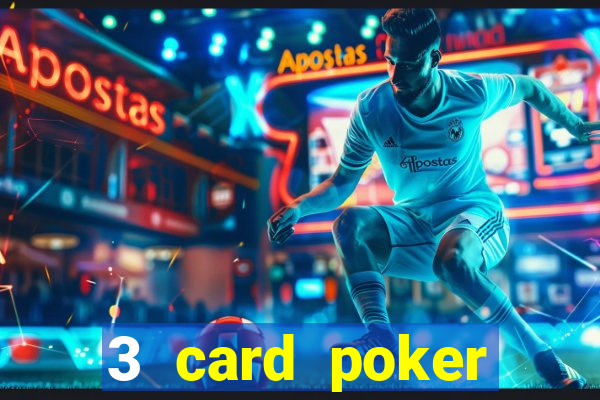 3 card poker casino odds