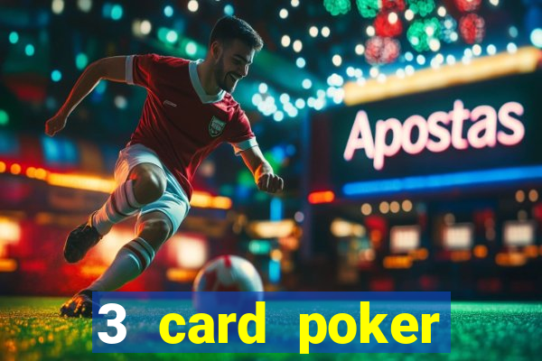 3 card poker casino odds