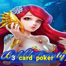 3 card poker casino odds