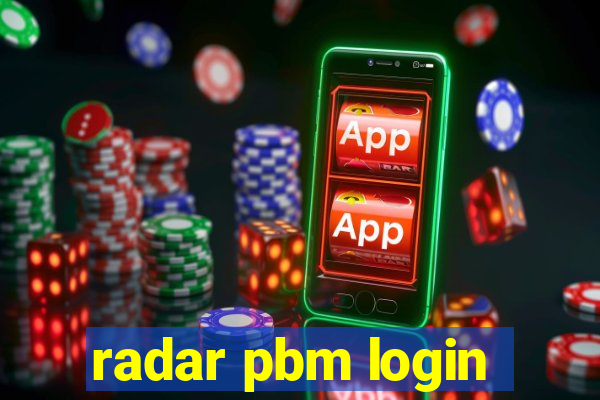 radar pbm login