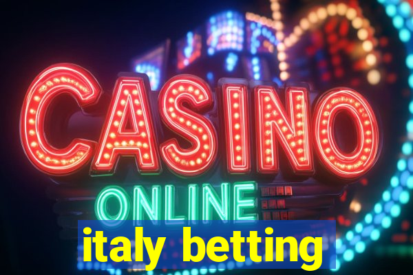 italy betting